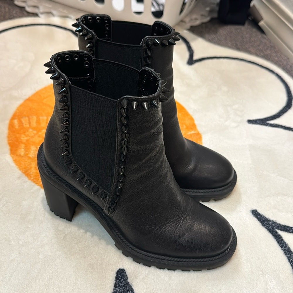 Jessica Simpson, Demmie Studded booties, size 7 - worn once/excellent condition